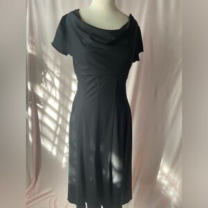Bisou Bisou LBD. Cute little black dress with loose slouch neckline.